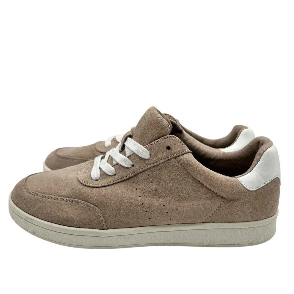 Old Navy Womens Comfort Light Taupe Classic Sneakers Size 8